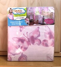 Truly Scrumptious Heidi Klum Butterfly Wonderland Crib/Toddler Bed Fitted Sheet