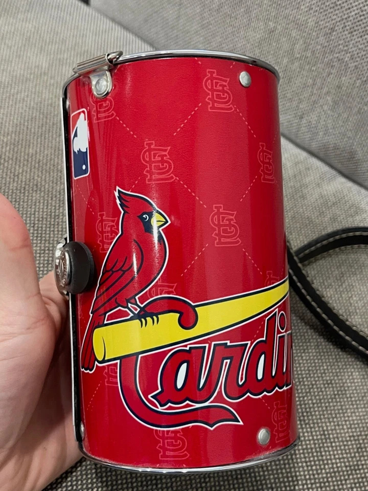 Little Earth Littleearth MLB St. Louis Cardinals Metal Purse w/ COA - Image 3 of 4
