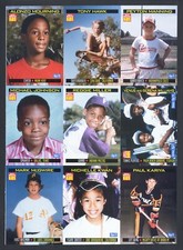 2000 SI FOR KIDS #877 VENUS WILLIAMS SERENA DUO ROOKIES PERFECTLY ALIGNED SHEET