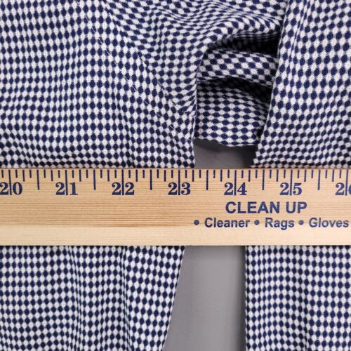 Charles Tyrwhitt Camicia Abito Uomo Extra Large 17 Blu Diamante Slim Fit Non Ferro - Foto 7 di 11