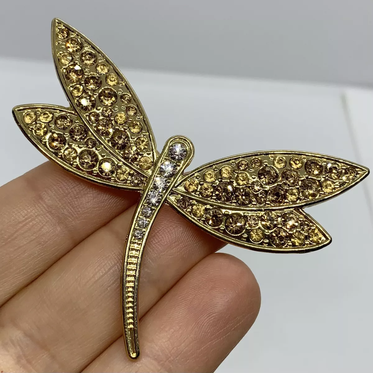 Monet dragonfly brooch deals