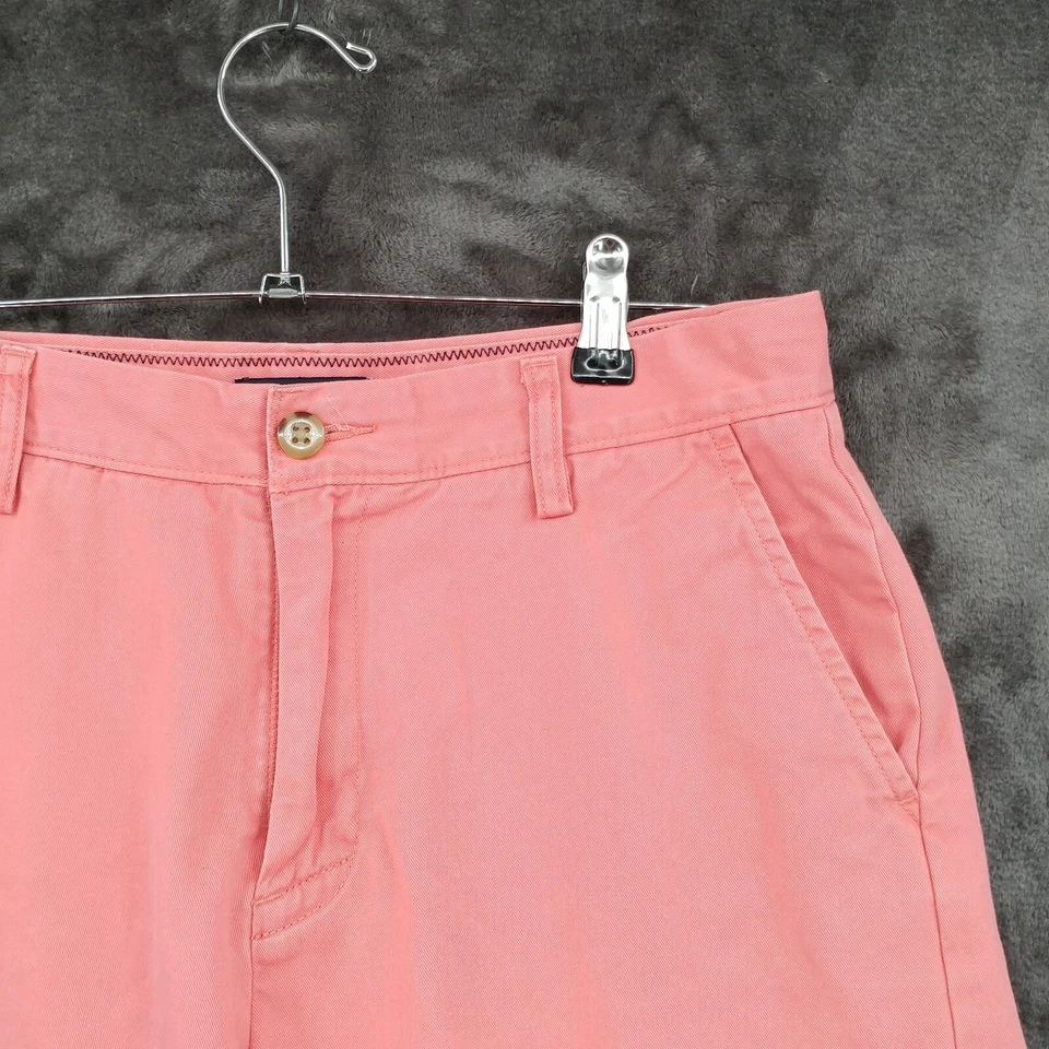 Pantalones Cortos Chinos Nautica Calce Clásico Para Hombre Talla 30 Rosa Algodón Informales Frente Plano Foto 2 de 4