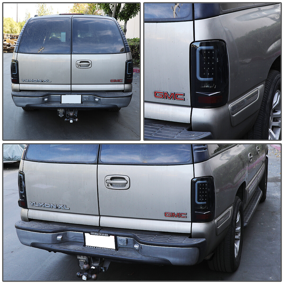Spec-D Tuning Red Clear Lens Tail Lights Compatible with 2000-2006 Chevy Tahoe Suburban 1500/2500, GMC Yukon/Yukon XL, Left + Right Pair Assembly Spec-D Tuning Red Clear Lens Tail Lights Compatible with 2000-2006 Chevy Tahoe Suburban 1500/2500, GMC Yukon/Yukon XL, Left + Right Pair Assembly