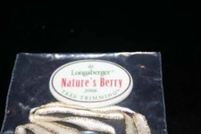 Longaberger Nature's Berry Tree Trimming Tie on - NEW