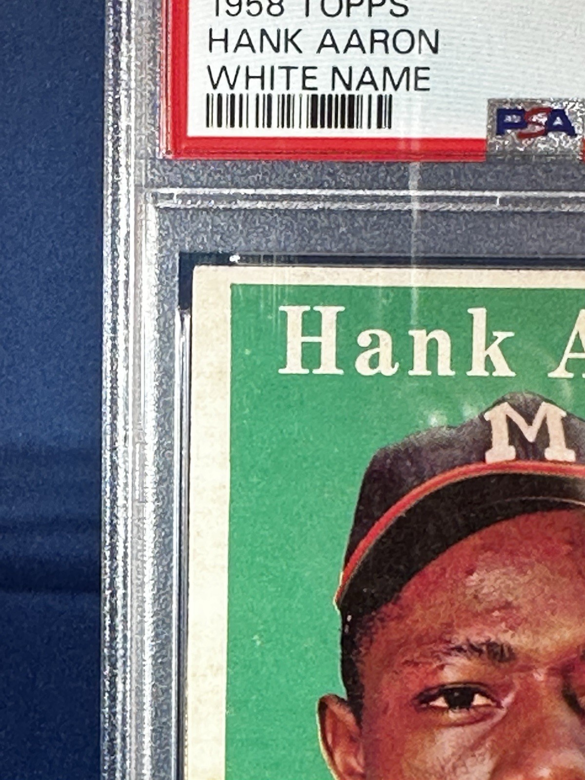 1958 Topps - Hank Aaron #30 Player Name in White view 5