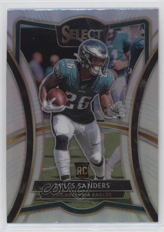 2019 Panini Select Premier Level Silver Prizm Miles Sanders #102 0y59