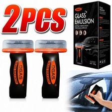 2set Car Glass Guardcar Oil Film Cleanerglass Guard Windshield Cleaner