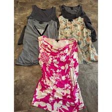 Name Brand Womens Tank Top Bundle Small Sleeveless Casual Summer 5 Piece Lot
