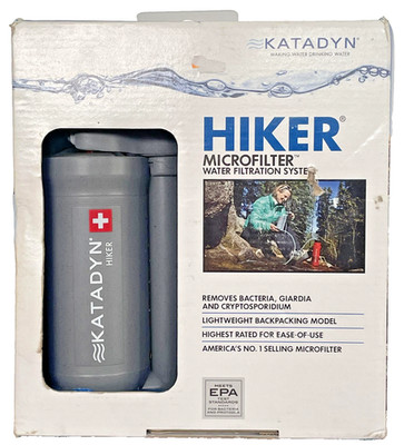 Katadyn Hiker Microfilter Water Filtration System Gray Switzerland New In Box