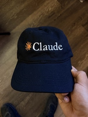 Anthropic AI Claude Code Dad Hat Black Adjustable size