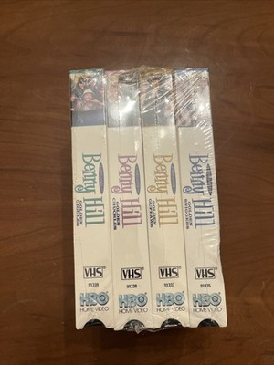 Benny Hill The Golden Laughter Series VHS 4-Tape Set New