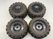 4x Used Redcat Racing Landslide Xte 18 Scale Rc Truck Tires Wheels 716