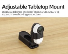 For Insta360 GO3/3S Adjustable Rotation Magnetic Mount Tabletop Base Bracket