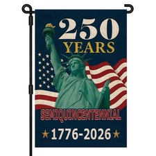 250th anniversary usa Flag - 3x5 Ft Double Sided 250 Years America Garden Flag,