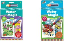 Galt Toys Water Magic Farm and Vehicles Colouring Book for Children