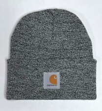 Carhartt Beanie One Size Gray Knit Cuffed Winter Hat
