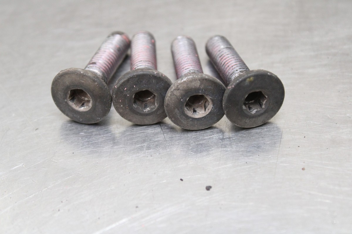 09-12 KAWASAKI NINJA ZX6R REAR BACK BRAKE ROTOR BOLTS DISC