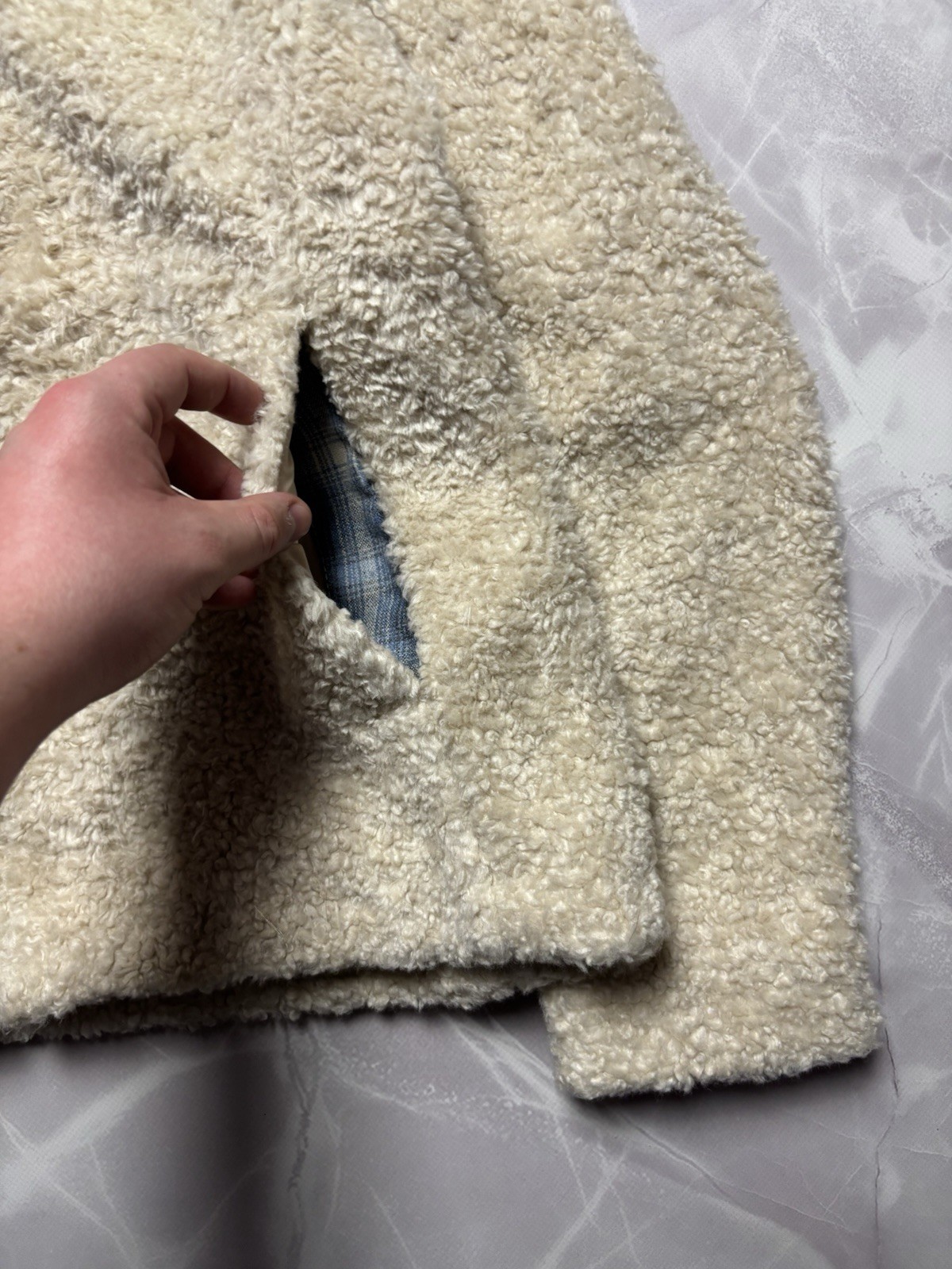 Pendleton Sherpa Jacket Full Zip Teddy Fuzzy Coat… - image 6