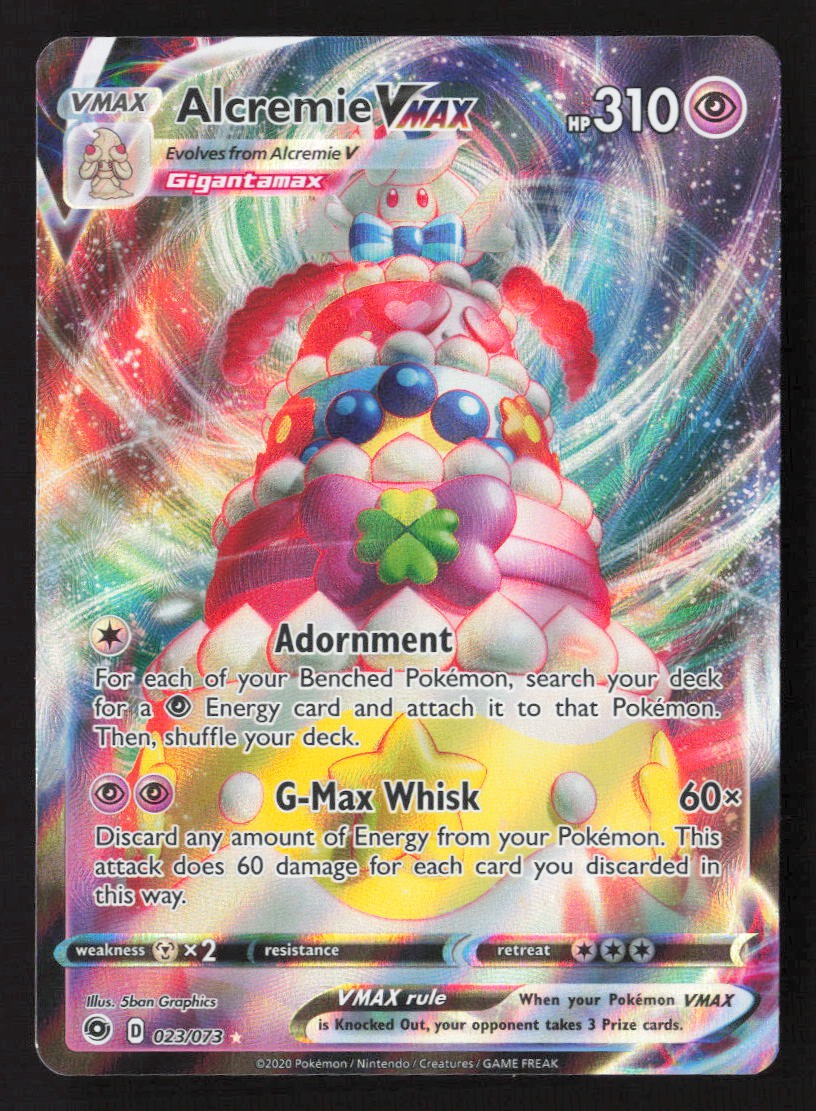 Alcremie VMAX Ultra Rare Champion's Path 23/73 NM