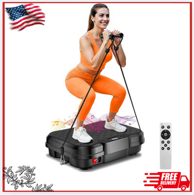 New Vibration Plate Exercise Machine 250 Speeds Weight Loss 450lb Capacity