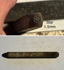 Star Design Metal Stamp - 1.5mm