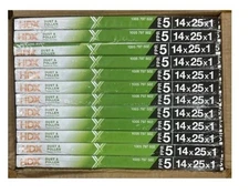 Case Of 12 HDX FPR 5 14x25x1 Dust & Pollen Air Filter