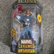 Captain America Masked Legends ICONS 2006 Marvel Action Figure 12  New Vintage