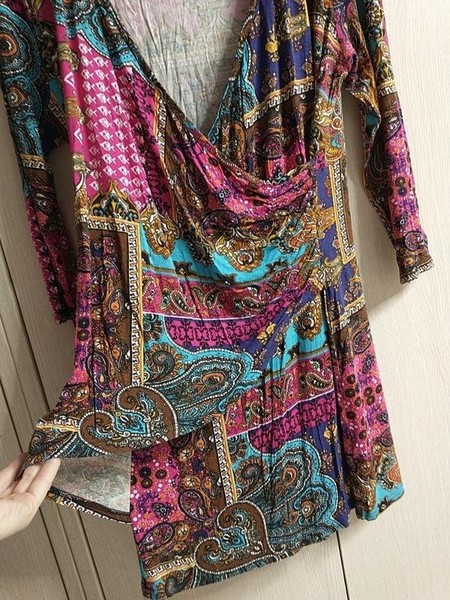 Women Etam Dress Multicolor 42 / XL #O3PW