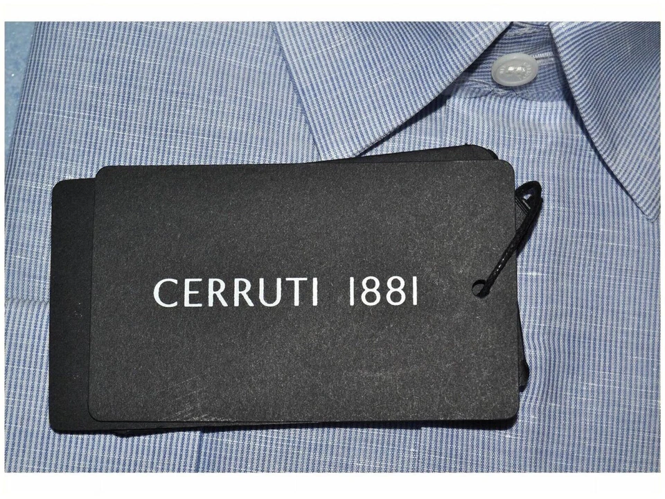 CERRUTI 1881 Men's Linen Shirt Size 40 EU CE15 T1P - Image 4 of 4