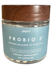 Plexus Probio 5 Cleanse Gut Health Series - 60 Capsules - NEW/SEALED exp 04/2027