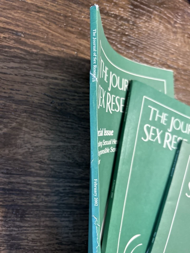 Journal of Sex Research Feb 2000 Feb 2002 May 2002 Lot of 3 Issues Rare Foto 4 de 4