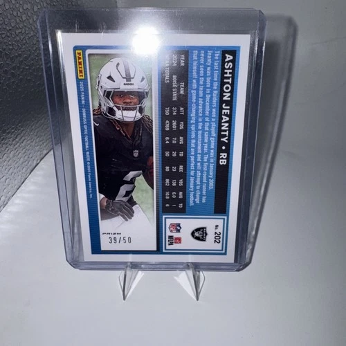 2025 Panini Ashton Jeanty Base (Raw)