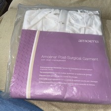 Amoena 2861 "Allison" Post-Surgical Garment w/Drain Management, Size XS White