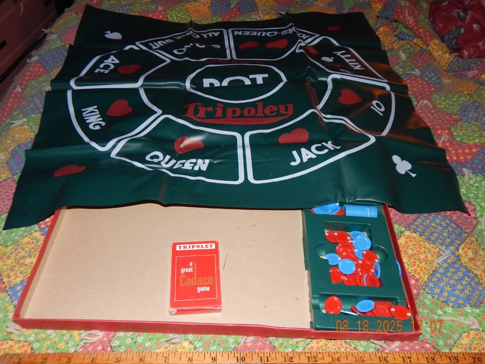 Cadaco Tripoley, Edición Corona Nº 225desde 1969 - Caja completa, usada Foto 2 de 2