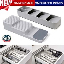 Compact Cutlery Storage Utensil Drawer Tray Organizer Insert Kitchen Tidy Holder