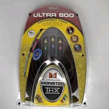 Monster Cable Ultra 800 THX  24k Plated 12 Ft Component Video Cable