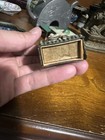Antique Chinese Tibetan carving Face White Red Green Stone? Match Box Holder — photo 3