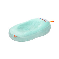 Inflatable Baby Bather, Puff Infant Bathtub with Microfleece Cover, Contoured
