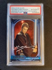 2002 TOPPS STAR WARS ANAKIN SKYWALKER HAYDEN CHRISTENSEN SIGNED RC ROOKIE CARD !