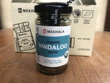 New  (Pack of 6)  Mekhala Organic Vindaloo Paste 100 g (3.53 oz) Warm Goan Curry