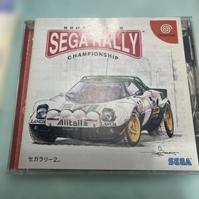 Sega Rally 2 Dreamcast with obi and postcard