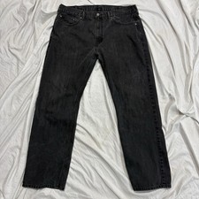 Levi  s 559 Relaxed Fit Straight Leg Mid Rise Black Denim Jeans Men  s 38 x 32