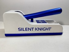 Medline Silent Knight Pill Crusher Model SK0500 Hand Operated Blue  White