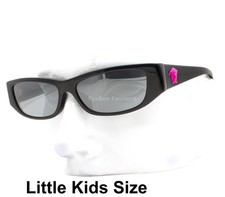 Versace Kids Sunglasses VK4002U GB1/6G Glossy Black with Case Little Kids Size