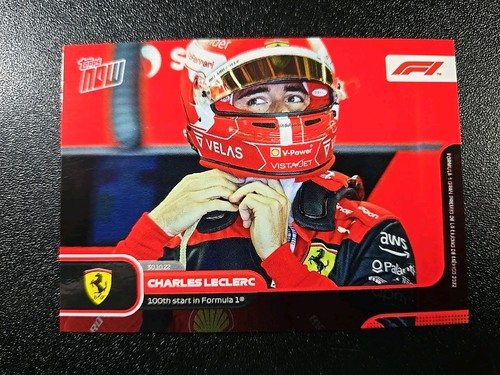 2022 Topps Now F1 Charles Leclerc #75 card