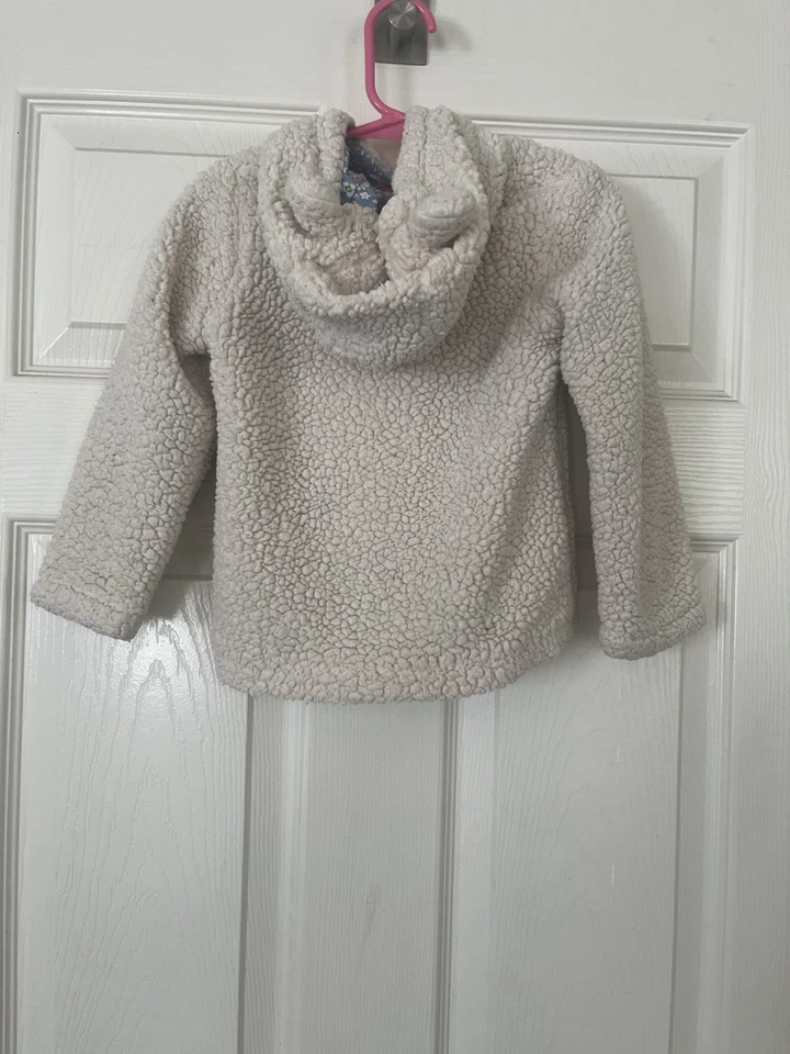 Mini Boden Sherpa Jacket Size 2-3 #158  - Image 2 of 3