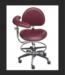Belmont Dental Assistant Stool / Model 081 w/ Ultraleather Upholstery New/ Curry