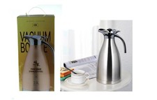 Thermo-Isolierkanne aus Metall, Silber, 2 L, 7&7