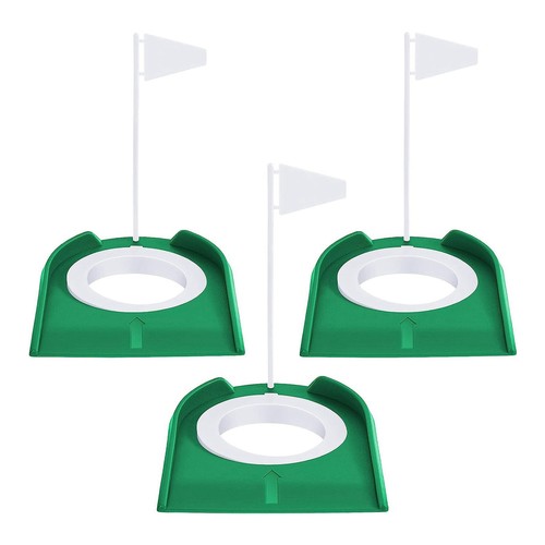 3 StüCk Golf Putting Cup Golfloch-Trainingshilfen GolfzubehöR Golf-Training7503 - Bild 1 von 19