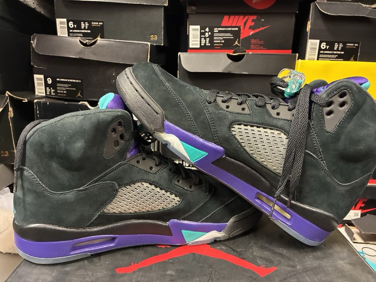 Size 11 - Air Jordan 5 Retro Black Grape for sale online | eBay